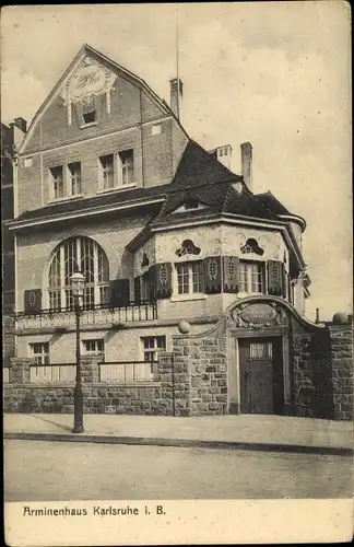 Studentika Ak Karlsruhe in Baden, Arminenhaus
