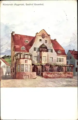 Ak Ründeroth Engelskirchen im Oberbergischen Kreis, Gasthof Baumhof