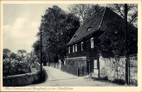Ak Oberlößnitz Radebeul Sachsen, Haus Lorenz an der Bergstraße