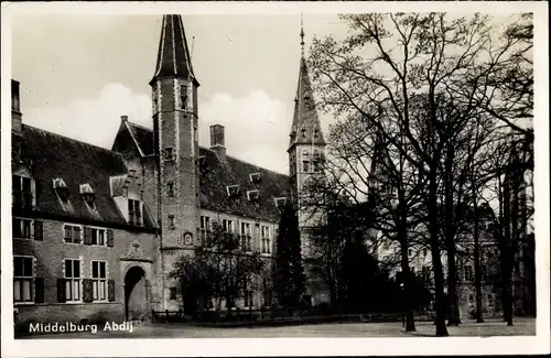 Ak Middelburg Zeeland Niederlande, Abdij