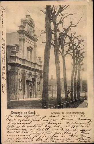 Ak Gand Gent Ostflandern, L'Eglise du Petit Beguinage