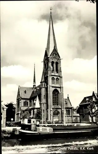 Ak Oude Pekela Groningen Niederlande, R. K. Kerk