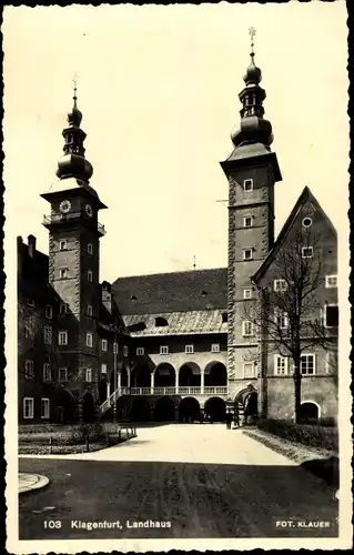 Ak Klagenfurt am Wörthersee Kärnten, Landhaus