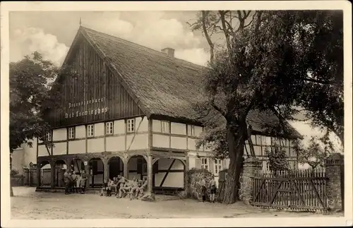 Ak Lüdersdorf Angermünde in der Uckermark, Jugendharbarg Das Löwinghus