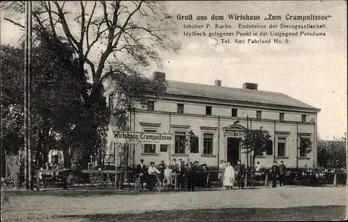 Ak Crampnitz Krampnitz Potsdam, Wirtshaus Zum Crampnitzsee