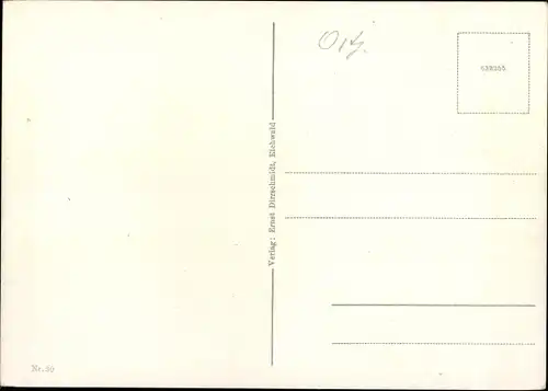 Ak Dubí Eichwald Region Aussig, Gesamtansicht