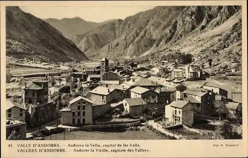 Ak Andorra la Vella Andorra, capital de les Valls