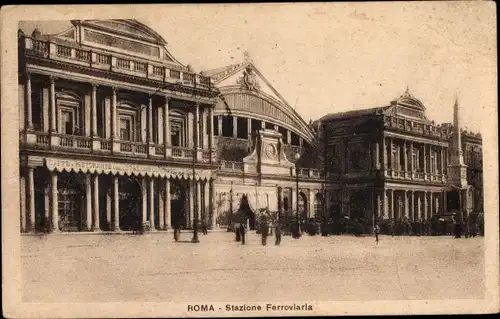 Ak Roma Rom Lazio, Stazione Ferroviaria