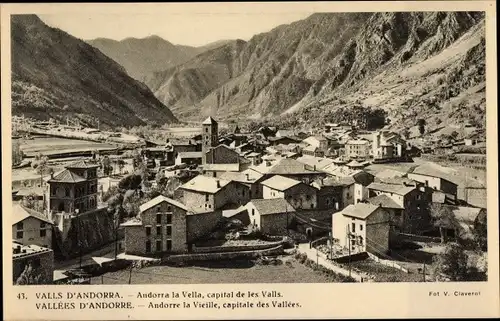 Ak Andorra la Vella Andorra, capital de les Valls