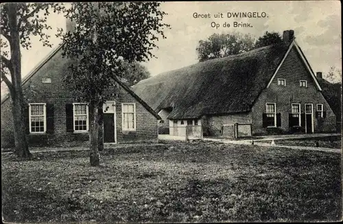 Ak Dwingeloo Drenthe Niederlande, Op de Brink