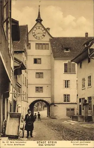 Ak Stein Kanton Aargau, Das Untertor