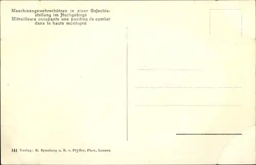 Ak Schweizer Armee, Gebirgsartillerie, Artillerie de montagne, Maschinengewehrschützen, Mitrailleurs