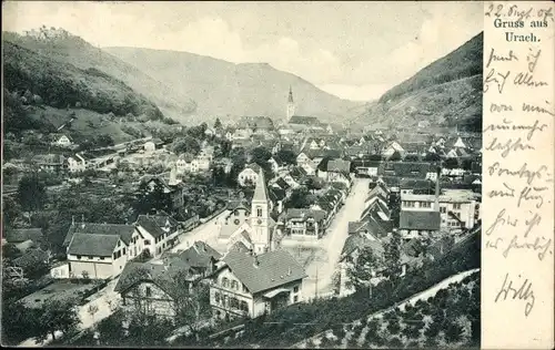 Ak Bad Urach in der Schwäbischen Alb, Gesamtansicht