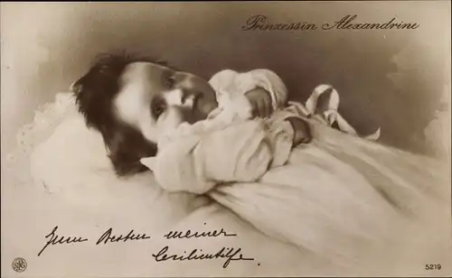 Ak Prinzessin Alexandrine von Preußen, Cecilienhilfe