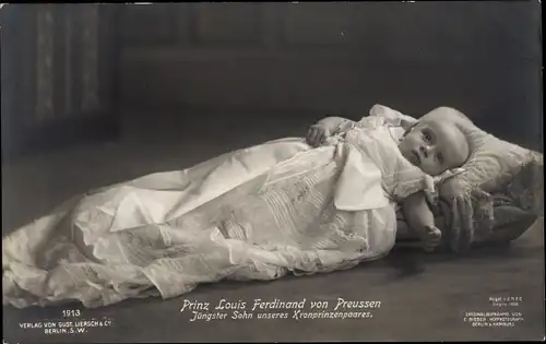 Ak Prinz Louis Ferdinand von Preußen als Baby