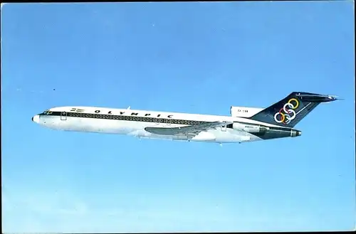 Ak Griechisches Passagierflugzeug, Olympic Airways, Boeing 727 200