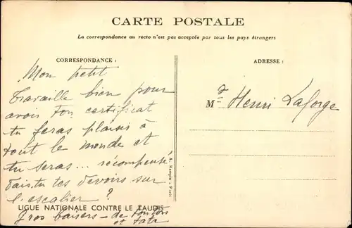 Künstler Ak Poulbot, Francisque, Maman a besoin de la table pour repasser