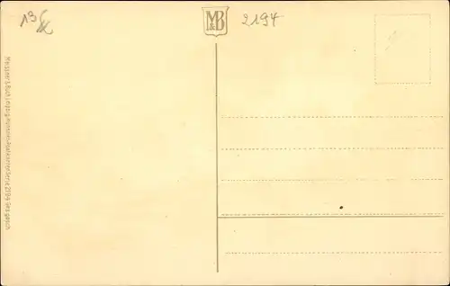 Künstler Litho Klein, Catharina, rosa und gelbe Blüten, Korb, Meissner & Buch 2194