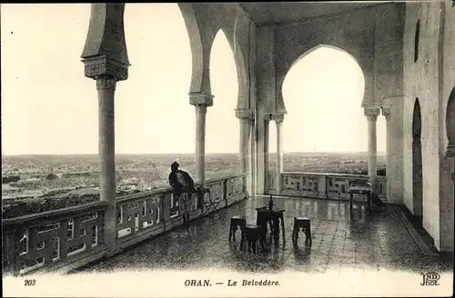 Ak Oran Algerien, Le Belvedere