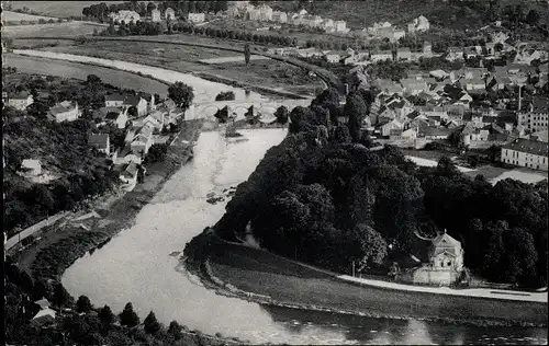 Ak Echternach Luxemburg, Petite Suisse Luxembourgeoise, Vue prise de l'Ernzerberg