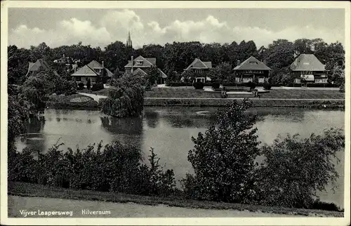 Ak Hilversum Nordholland Niederlande, Vijver Laapersweg