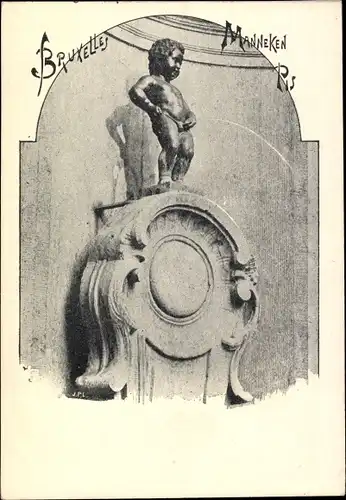 Ak Bruxelles Brüssel, Manneken Pis