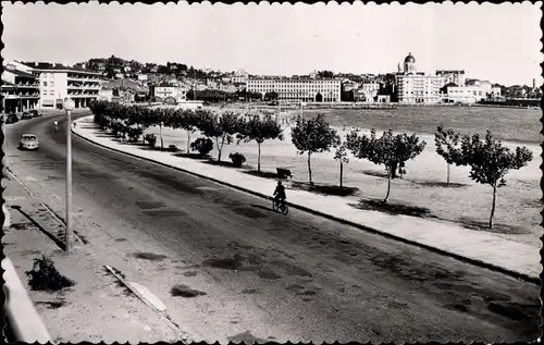 Ak Saint Raphaël Var, Le Port vu de Frejus-Plage