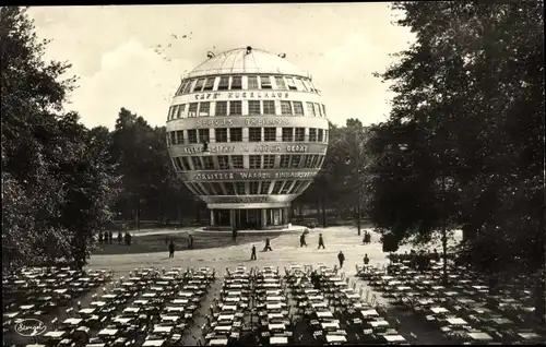 Ak Dresden, Das Kugelhaus vom Konzertgarten aus gesehen, Jahresschau Deutscher Arbeit