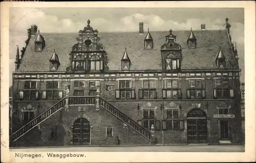 Ak Nijmegen Gelderland, Waaggebouw