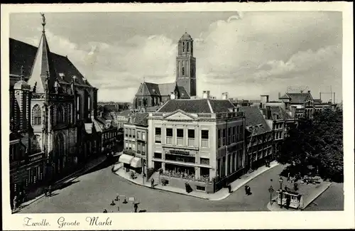 Ak Zwolle Overijssel Niederlande, Groote Markt