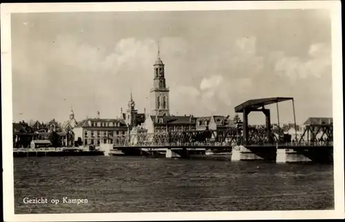 Ak Kampen Overijssel Niederlande, Gezicht op Kampen