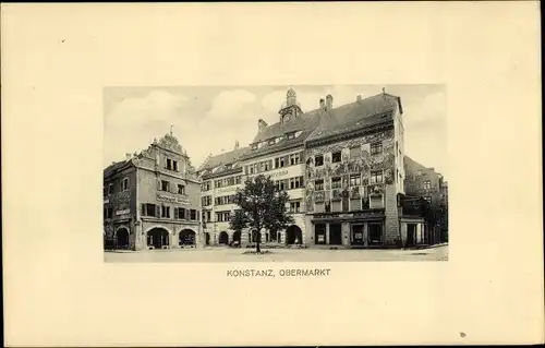 Ak Konstanz am Bodensee, Obermarkt