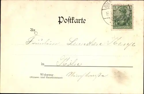 Ak Königswinter am Rhein, Plateau mit Ruine Drachenfels