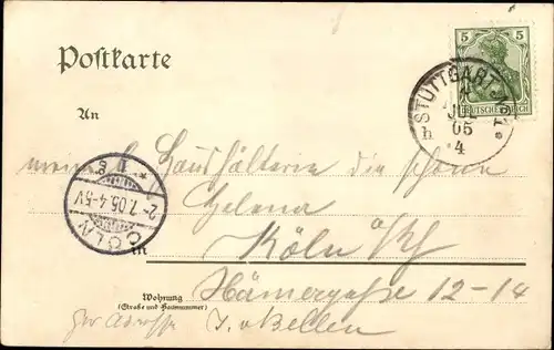 Ak Bad Cannstatt Stuttgart in Württemberg, Wilhelma