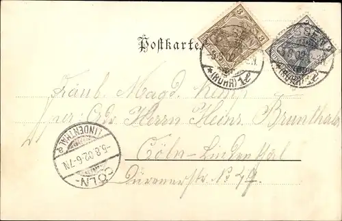 Ak Essen im Ruhrgebiet, Stadtgarten, See, Fontäne