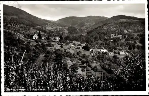 Ak Sasbachwalden im Schwarzwald, Totalansicht, Panorama