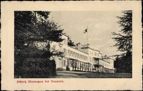 Ak Neuwied am Rhein, Schloß Monrepos, Außenansicht