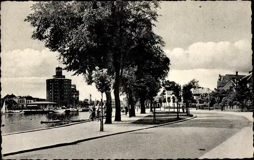 Ak Borby Ostseebad Eckernförde, Promenade