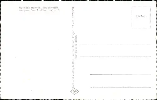 Ak Hoengen Alsdorf, Rathaus, Kirche, Jülicherstraße, Anlagen, Hermann Honnef Tabakwaren