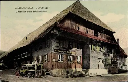 Ak Kirchzarten im Breisgau Schwarzwald, Höllenthal, Gasthaus zum Himmelreich, Außenansicht