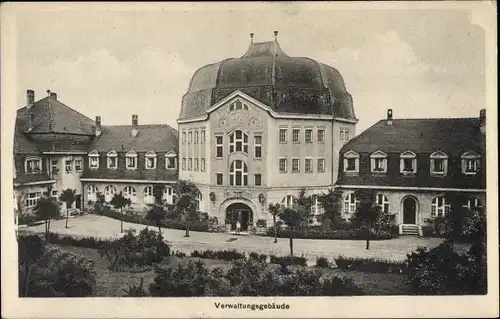 Ak Wöllershof Störnstein in der Oberpfalz Bayern, Kindererholungsheim Wöllershof, Verwaltungsgebäude