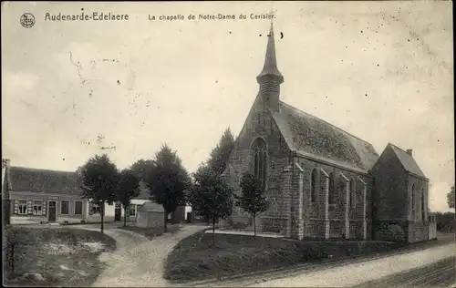 Ak Edelaere Oudenaarde Audenarde Ostflandern, La chapelle de Notre-Dame du Cerisier