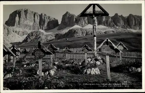 Ak Südtirol, Cimitero Militare al Passo Pordoi, Gruppo del Sella, Piz Boè, Militärfriedhof