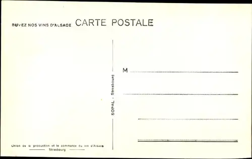 Ak Strasbourg Straßburg Elsass Bas Rhin, Vins d'Alsace, Weinberg, Weinlese