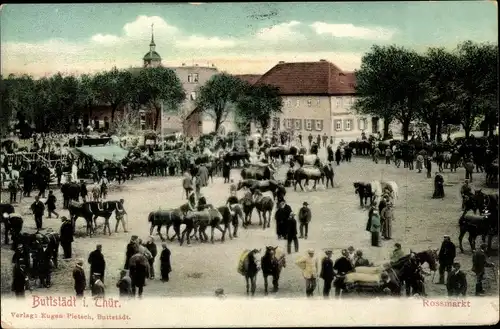 Ak Buttstädt in Thüringen, Rossmarkt