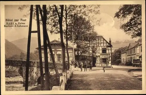 Ak Dahl Hagen in Westfalen, Hotel zur Post