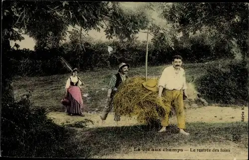 Ak La vie aux champs, la rentree des foins