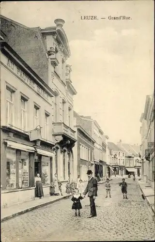 Ak Leuze Villette Yvelines, Grand Rue