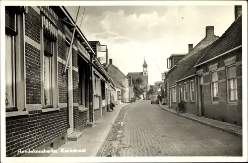 Ak Hoedekenskerke Zeeland Niederlande, Kerkstraat