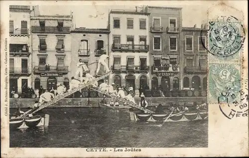 Ak Sète Cette Hérault, Les Joutes, Ruderboote
